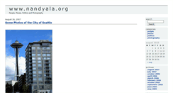 Desktop Screenshot of nandyala.org